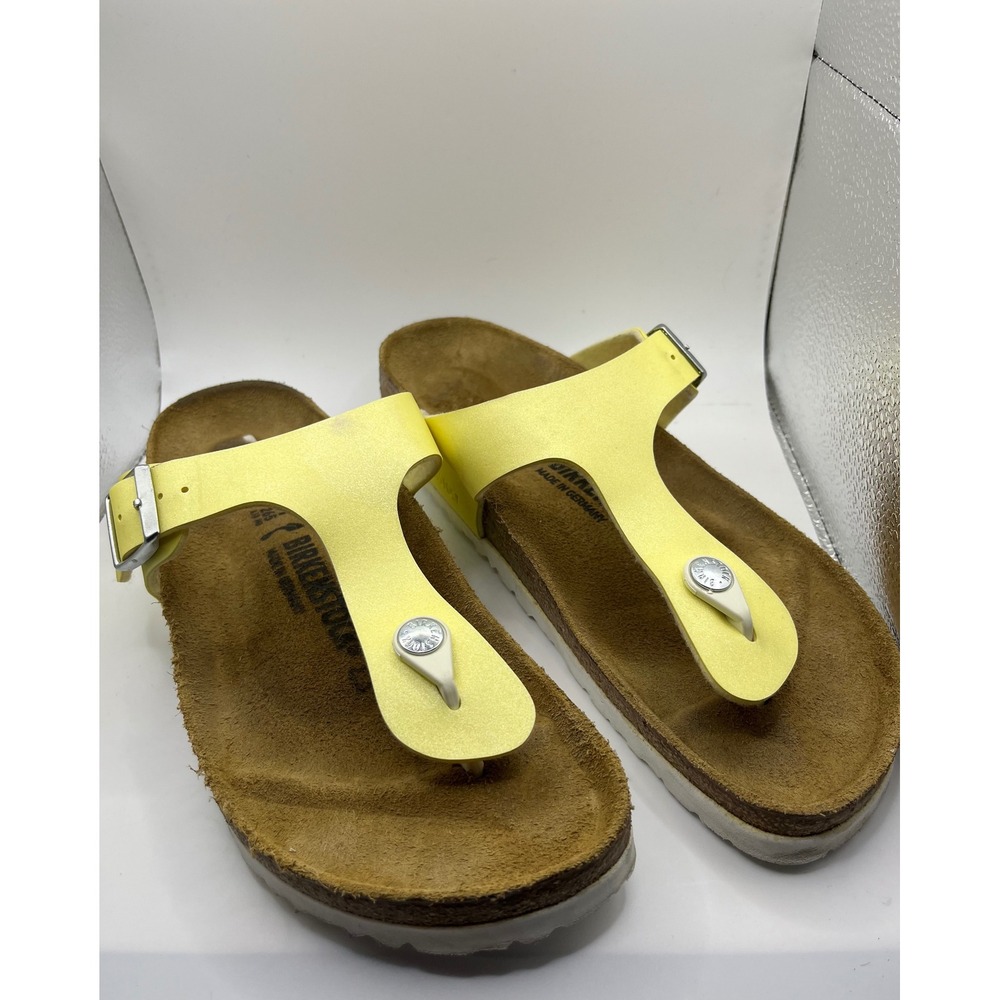 Birkenstock Gizeh Thong Sandals‎ Yellow  Adjustable Strap EU 41 US 10